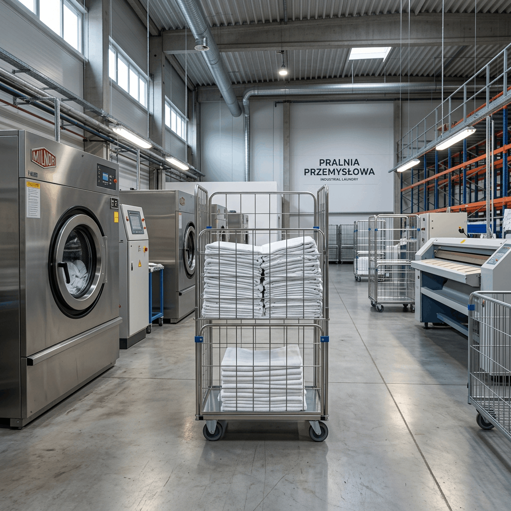 Rollkontener HYGIENE Access w dedykowanym środowisku pralni